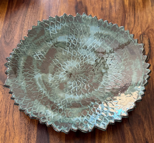 Large Handmade Stoneware Ceramic Organic Decorative Bowl