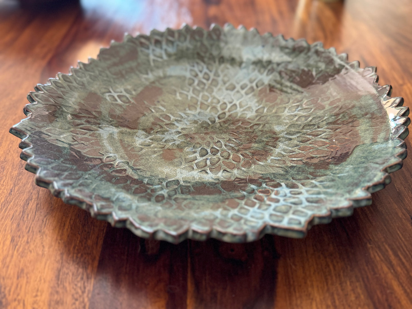 Large Handmade Stoneware Ceramic Organic Decorative Bowl