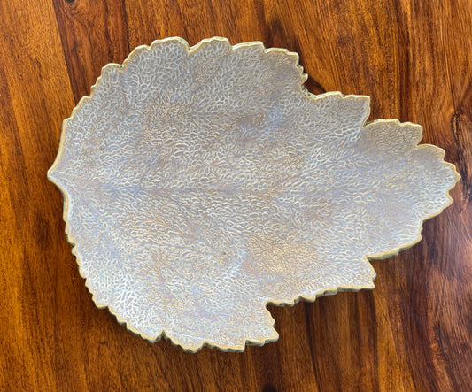 Large Decorative Leaf Dish